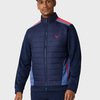 Callaway Racer Mixed Media Quilted Jacket
