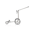 JuStar Silver manual 3-wheeled Trolley