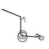 JuStar Black manual 3-wheeled Trolley