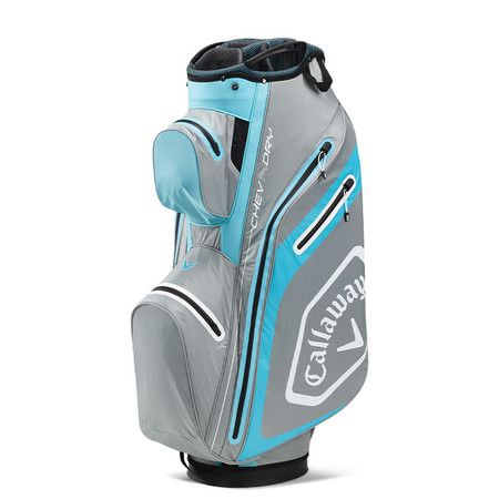 Callaway Chev Dry 14 Cart Bag Silver/Lite Blue