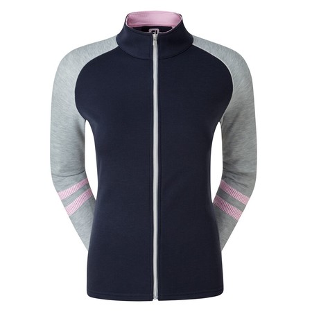 FootJoy Womens Full-Zip Raglan Colour Block Midlayer