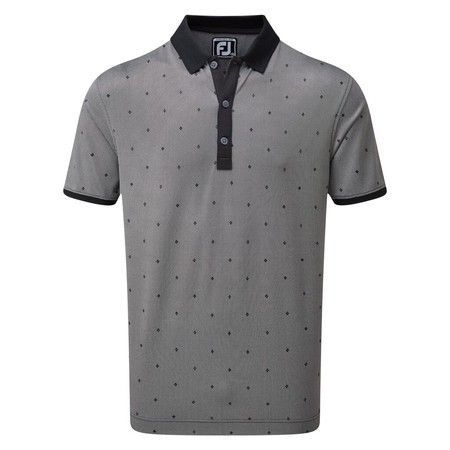 FootJoy Birdseye Argyle Print with Knit Collar