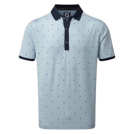 FootJoy Birdseye Argyle Print with Knit Collar