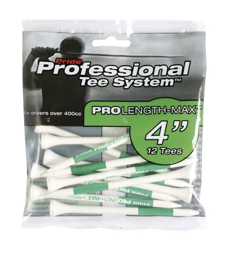 Pride PTS 4" - 101 mm Tees Green Pack 12