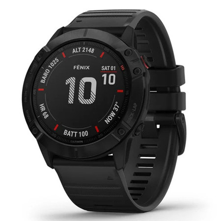 Garmin Fenix 6X Sapphire Carbon Gray DLC