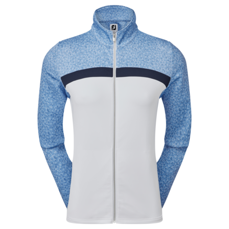 FootJoy Women’s Full-Zip Curved Colour Block Midlayer