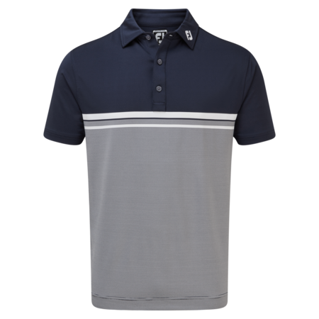 FootJoy Lisle Engineered End on End Stripe Shirt