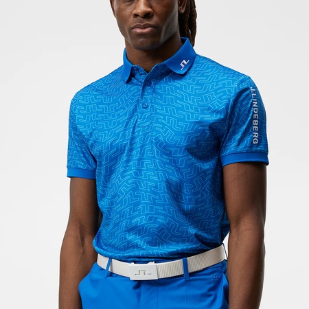 J.Lindeberg Tour Tech Regular Fit Print Polo