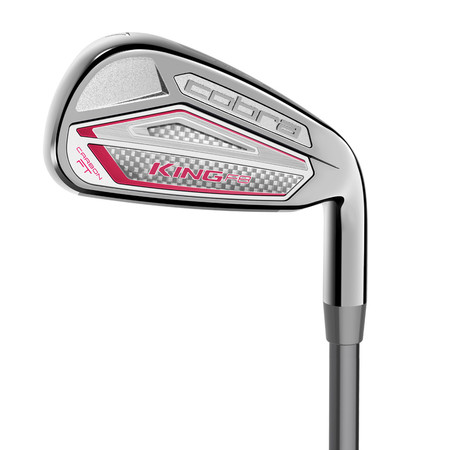 Cobra King F8 Irons Ladies Silver Pink 6-SW