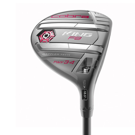 Cobra King F8 Fairway Wood Black Silver Pink