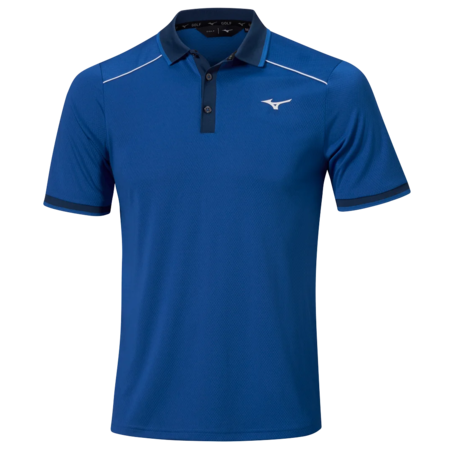 Mizuno Rib Knitted Short Sleeve Polo Shirt