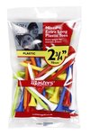 Plastic Tees  Bag 30 2 3/4" Mixed